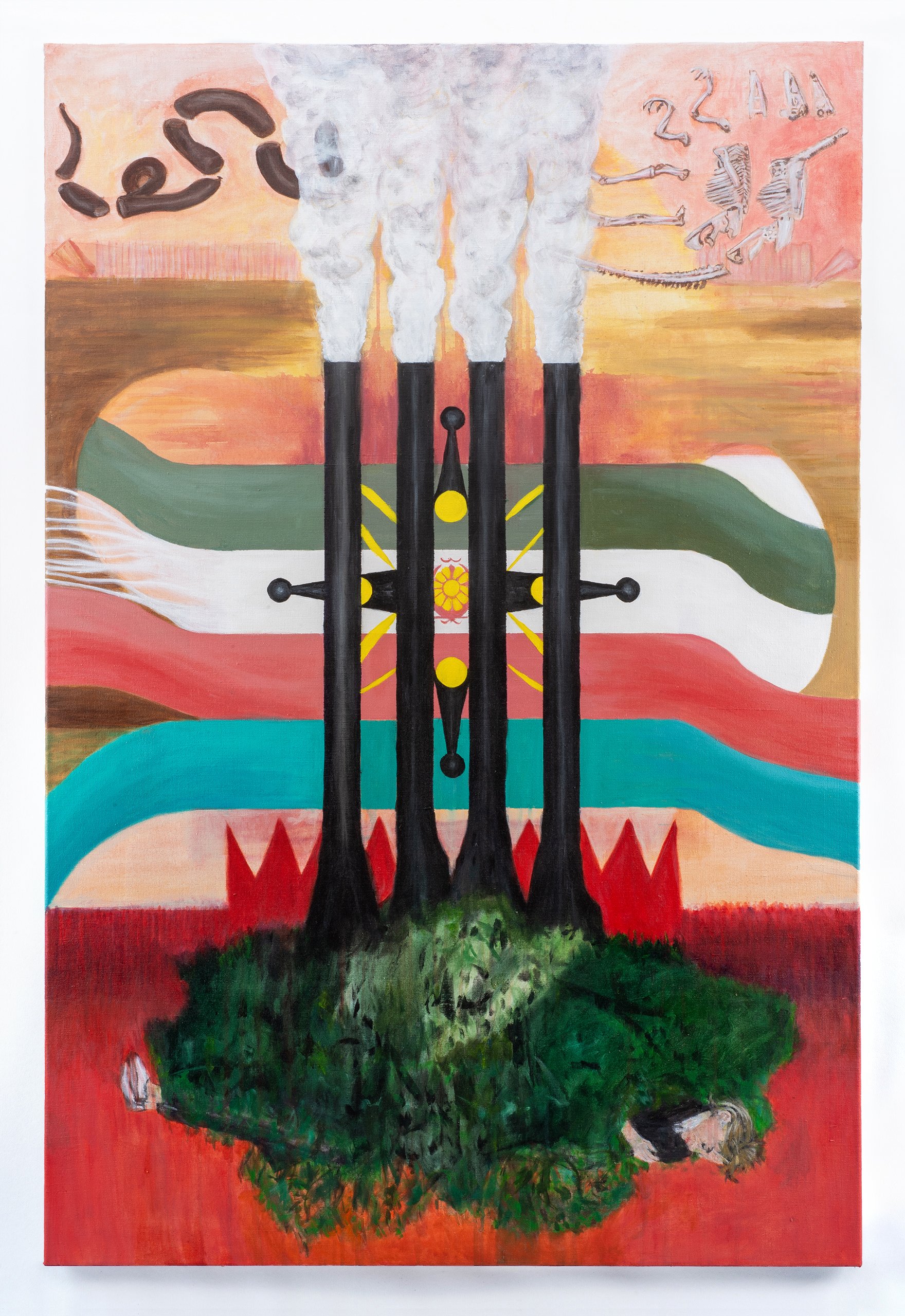 Queendom, 135 x 90 cm, acrylic on canvas, 2026