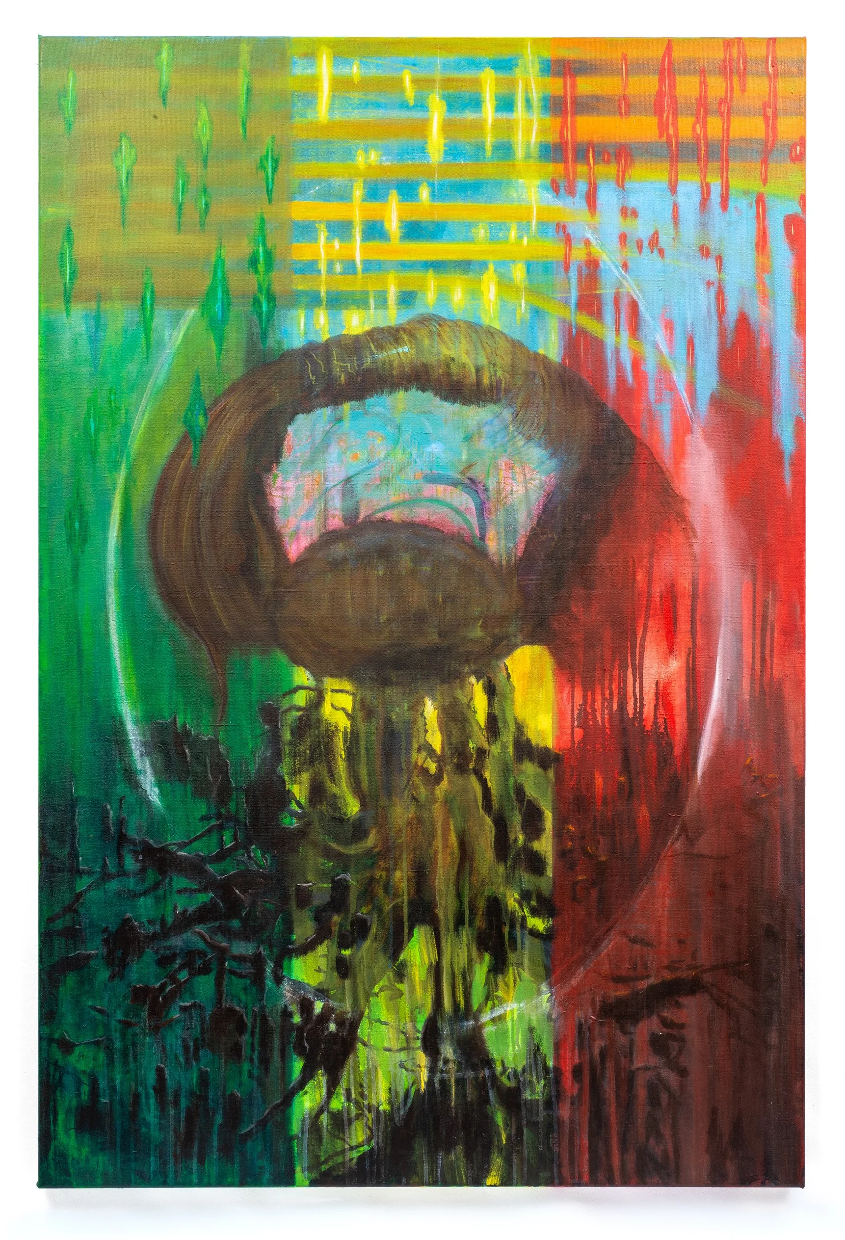 Janus, 135 x 90 cm , acrylic on canvas, 2026