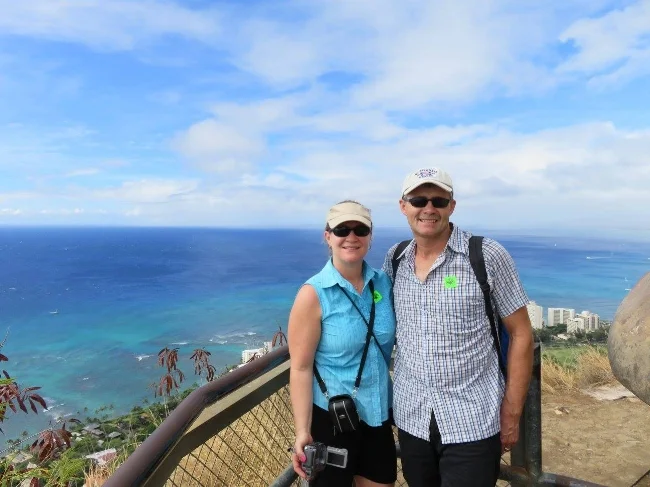 Oahu - Diamond Head State Monument - we made it!.jpg