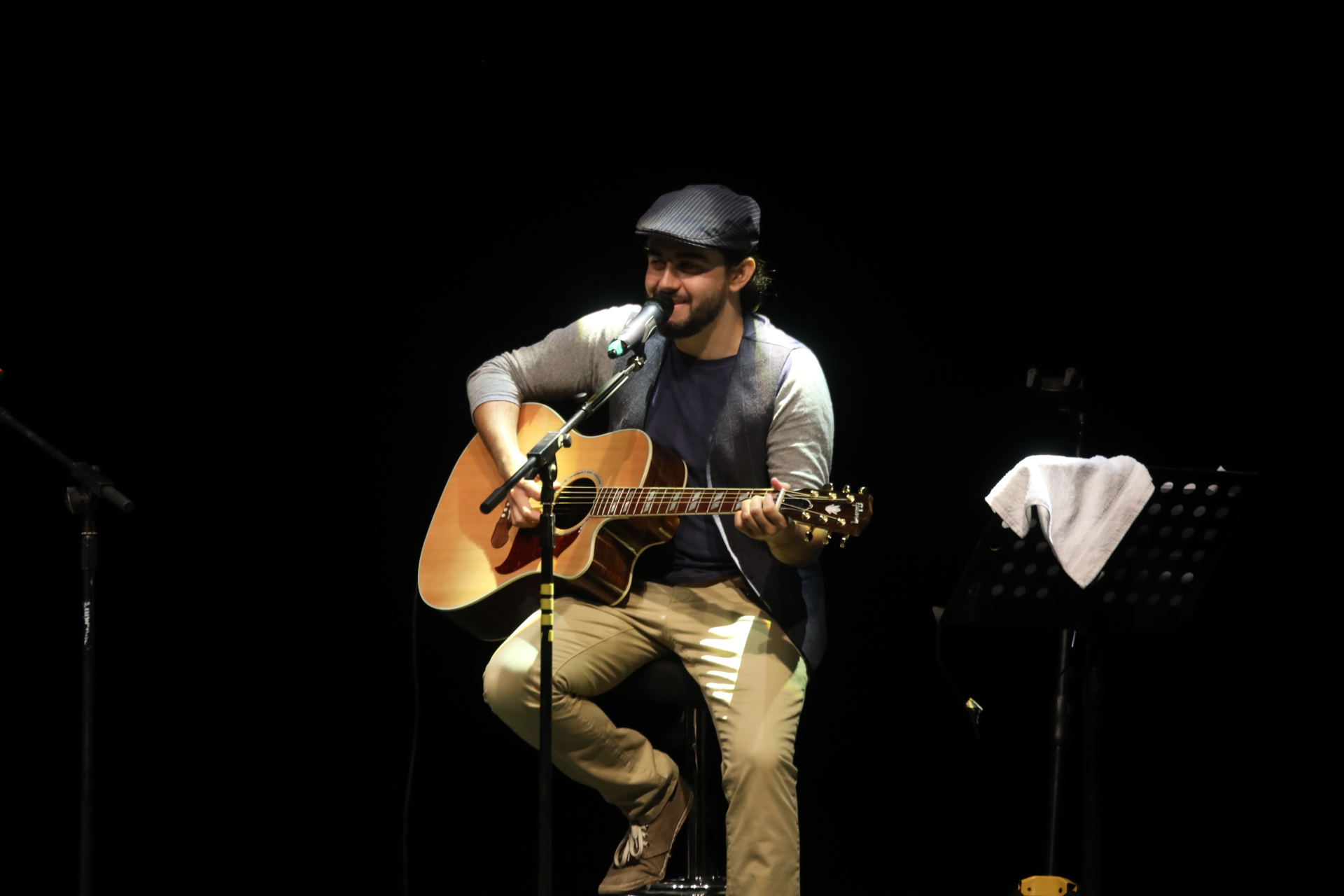 On stage in Nanjing...