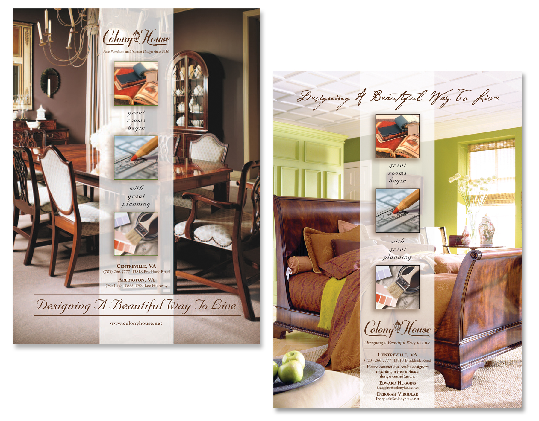 Colony House Furniture Advertising Campaign