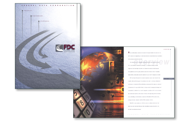 Federal Data Corporation Collateral Folder and Inserts