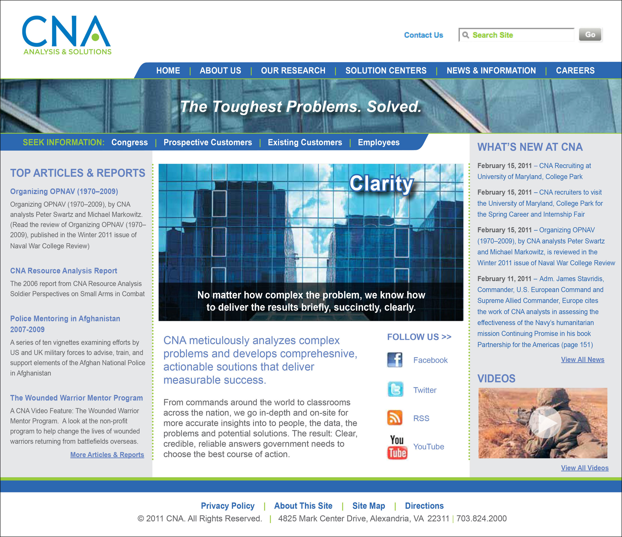 CNA Website Design