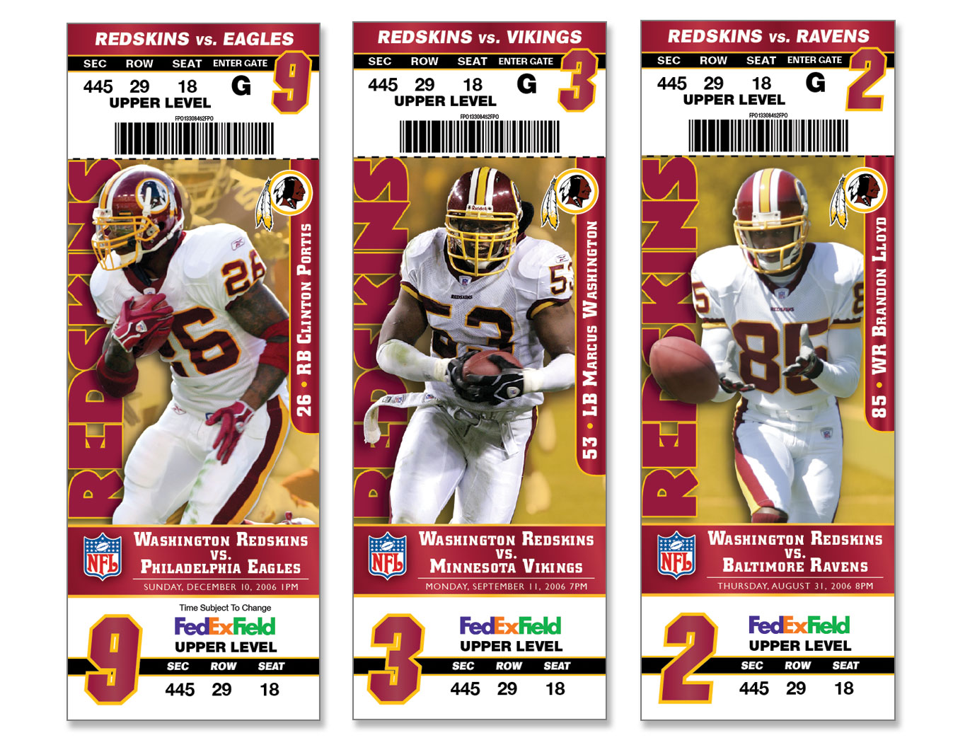 Washington Redskins Stadium Season Tickets