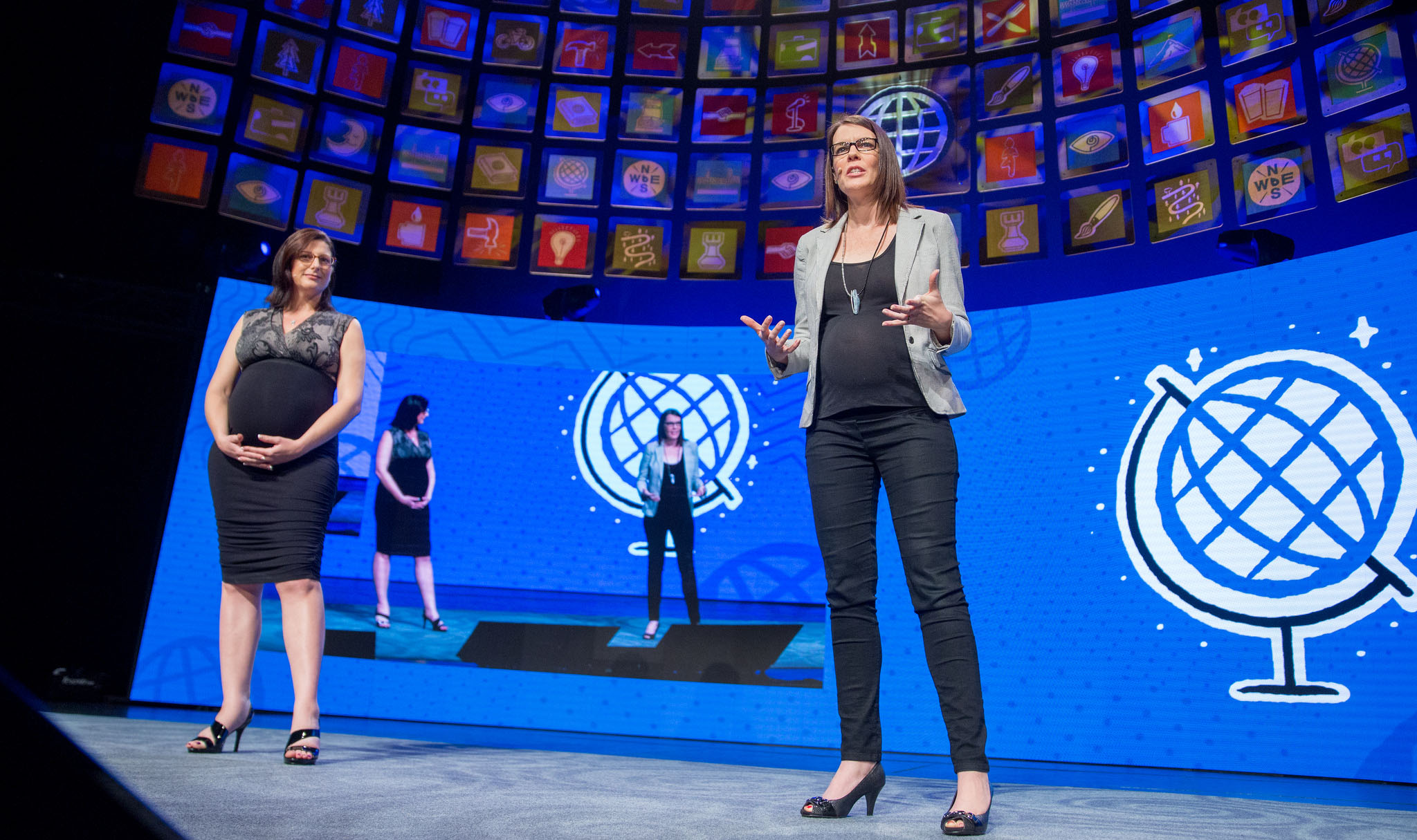 Nazrin Murphie and Leah Hynes of The Connection Effect take the main stage. I’m so very proud of my business coaches, colleagues and friends for their success. Photo credit: Armosa Studios