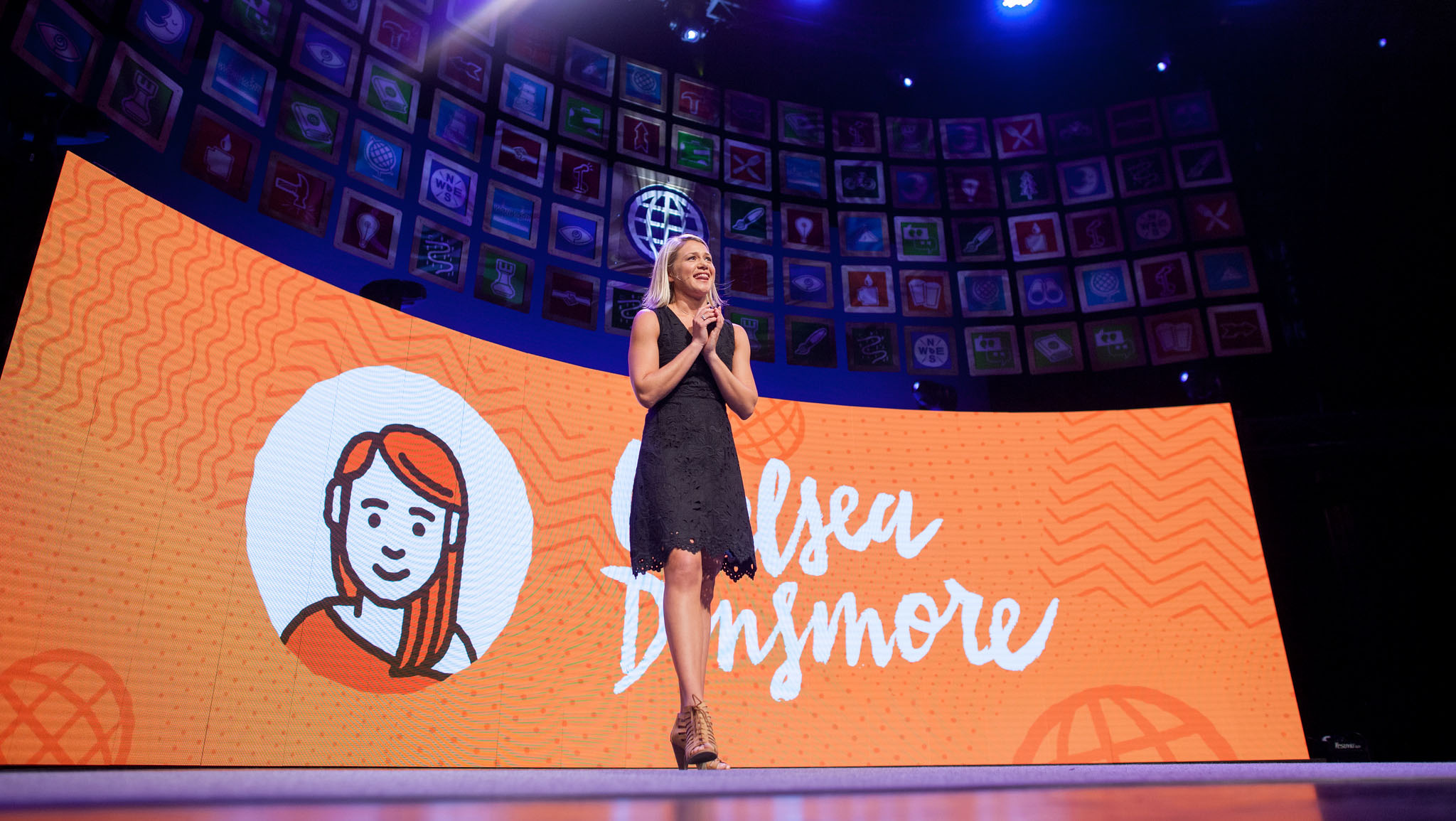 Chelsea Dinsmore of Live Your Legend delivers a powerful and moving presentation, touching on her dearly missed husband Scott and so much more! What an inspiration! Photo credit: Armosa Studios
