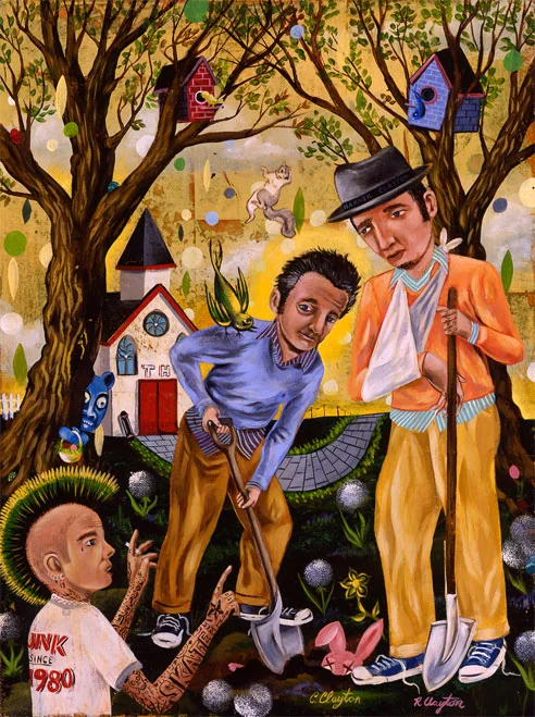 Portrait of the Clayton Brothers, 2003