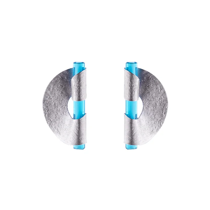 Farfalline Silver | Celestial Pendant earrings in silver 925 (Farfae)