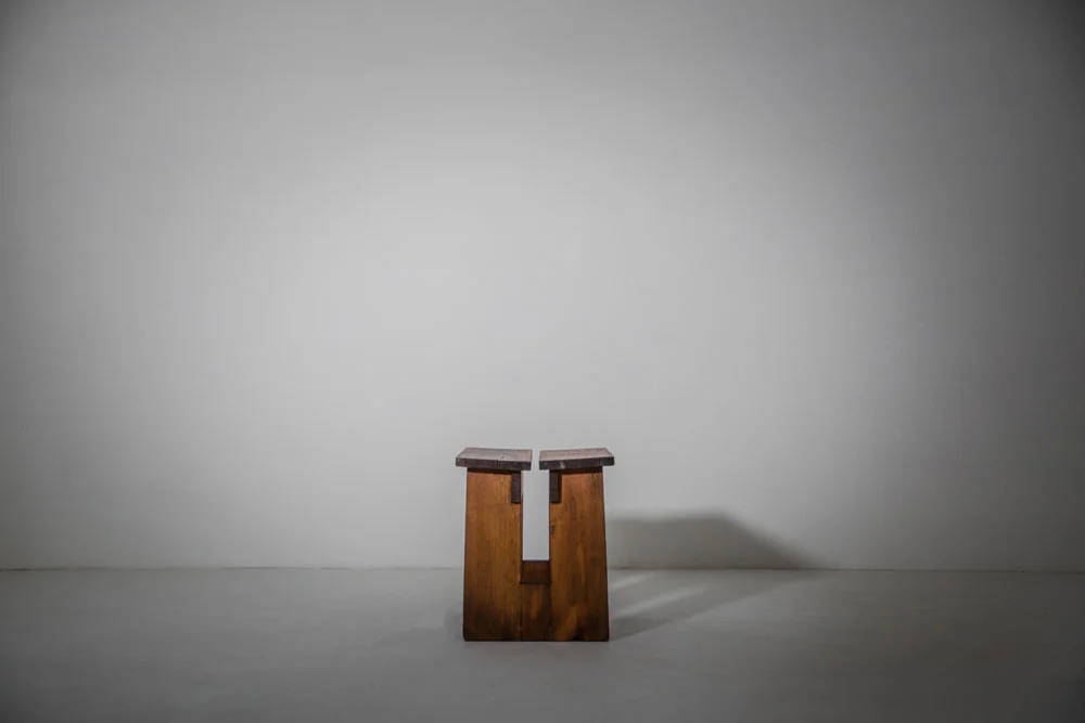  Axel Einar Hjorth ‘Lovo’ stool pine Sweden, c. 1930 literature:  Axel Einar Hjorth: Sportsugemöbler , Galerie Eric Philippe, 2013, p. 39-40  sold  