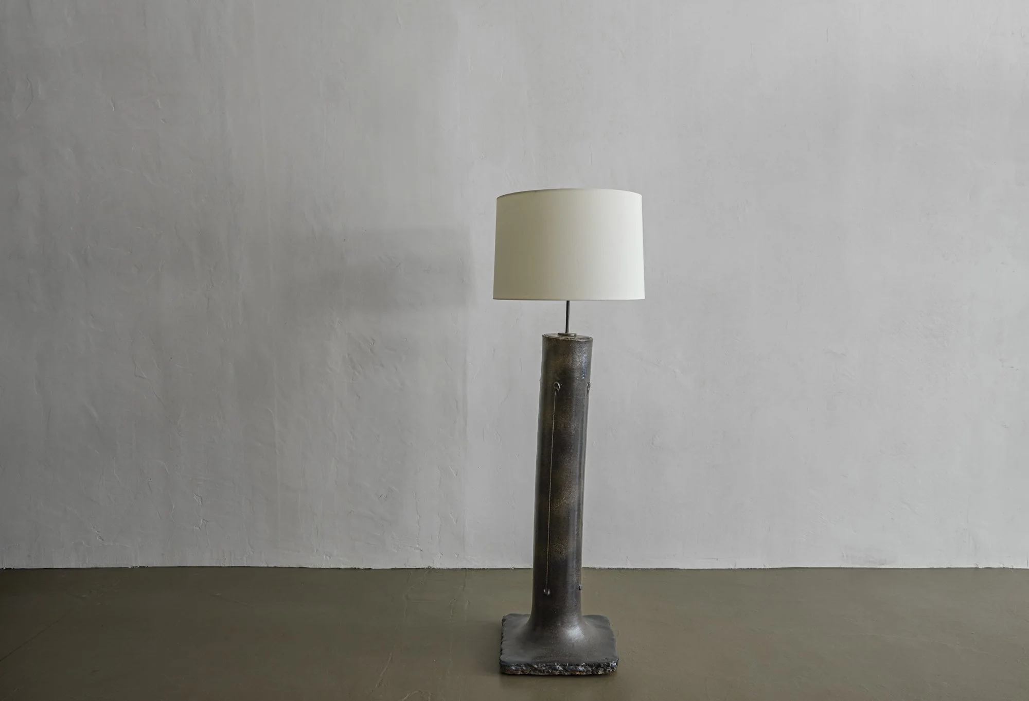Gustave Tiffoche ceramic floor lamp