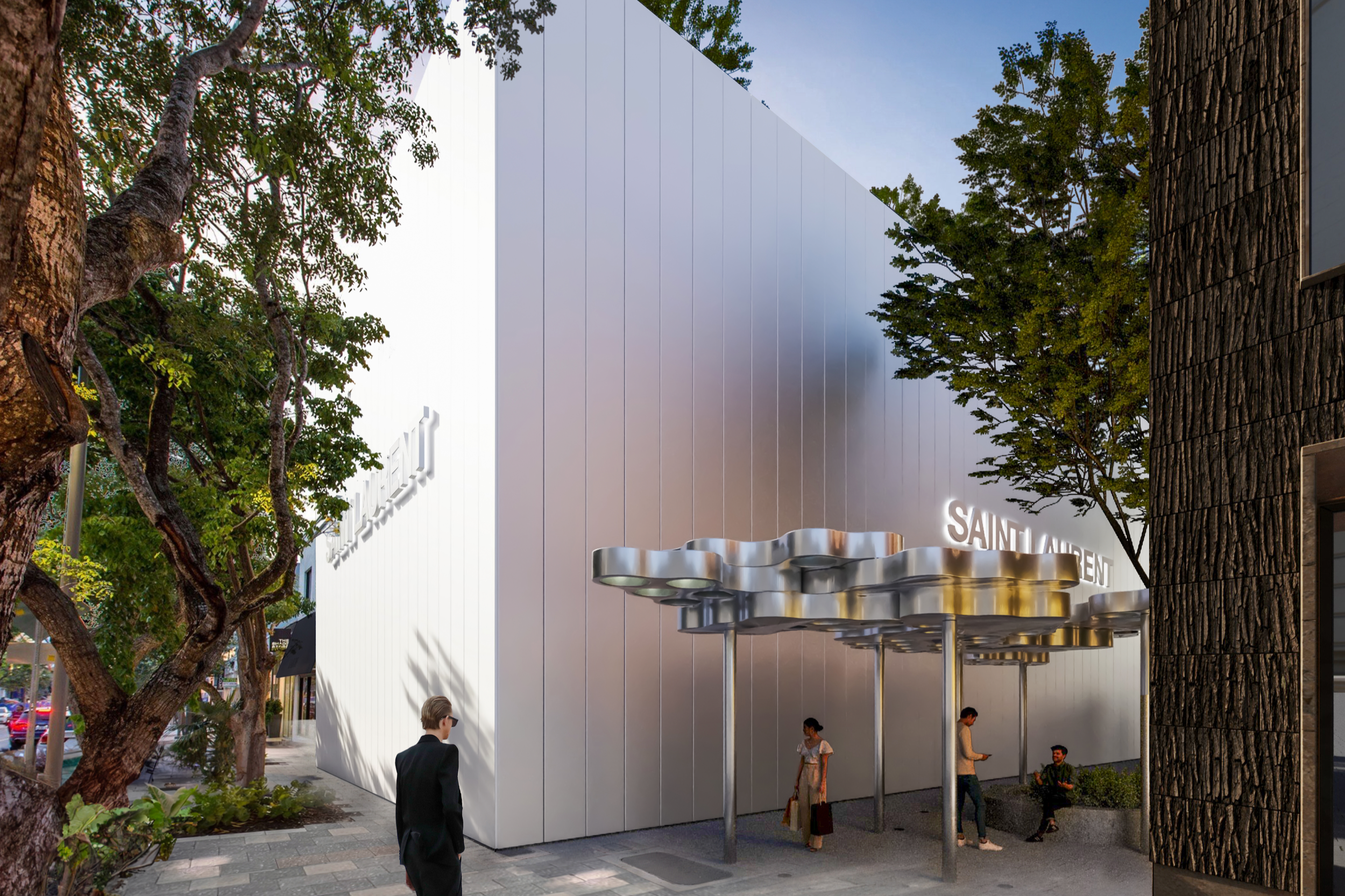 volume industries POP UP FACADE - design district - MIAMI, FL