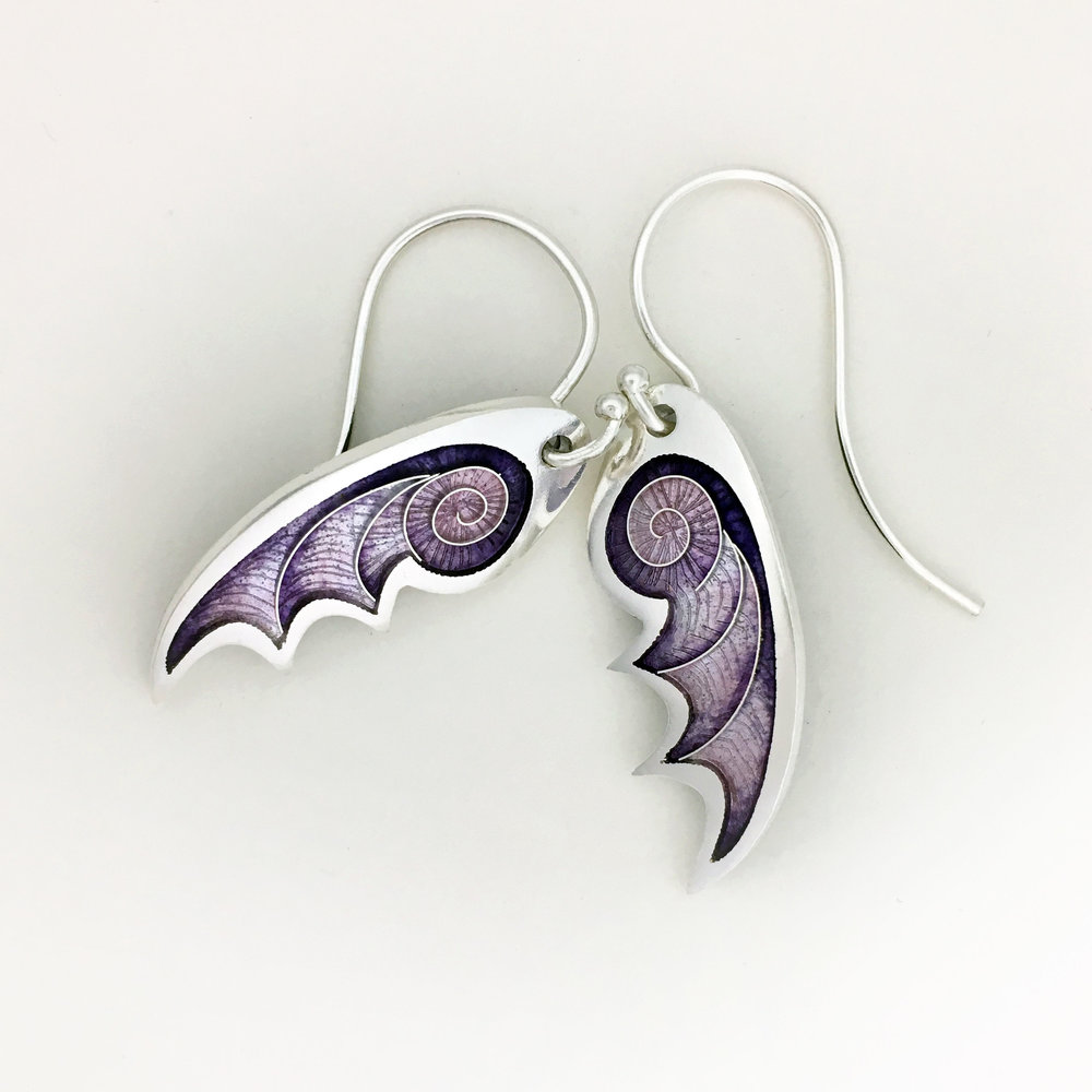 Earrings Bat Wings
