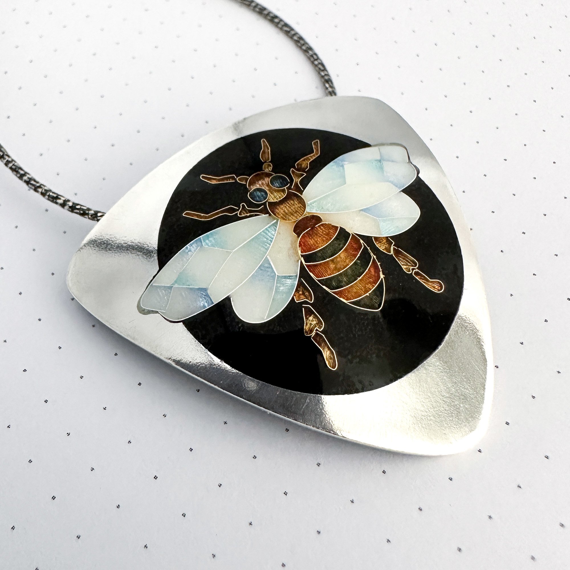 Amazon.com: Gold Bumble Bee Necklace with crystal wings (Chain) : Handmade  Products