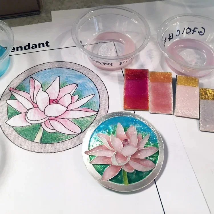 Champleve Pink Lotus