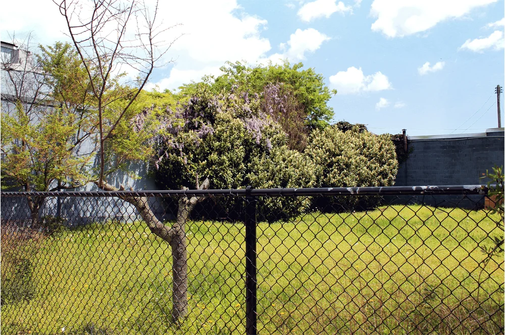 Fenced lot in West Baltimore