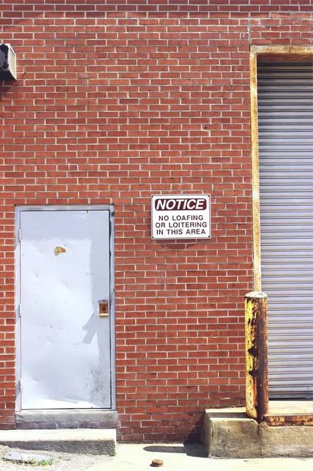 There is no loafing allowed in West Baltimore.
