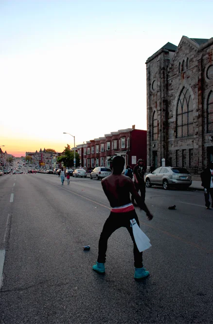 Saturday in West Baltimore