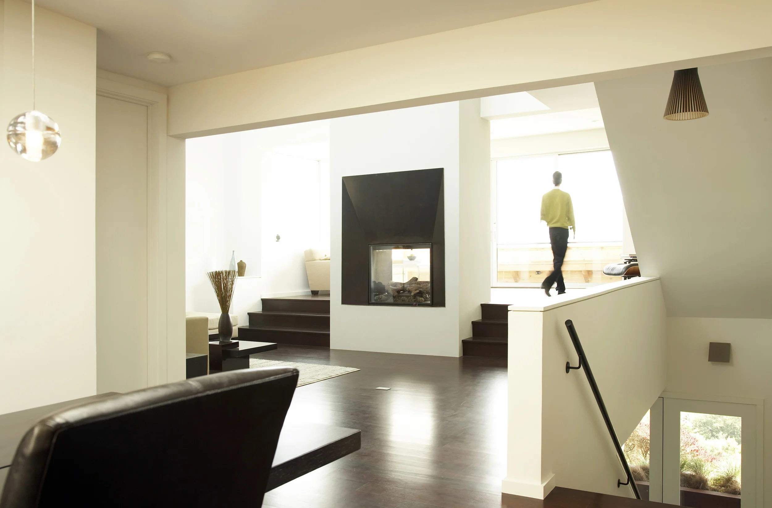 VIEW OF LIVING ROOM FROM KITCHEN