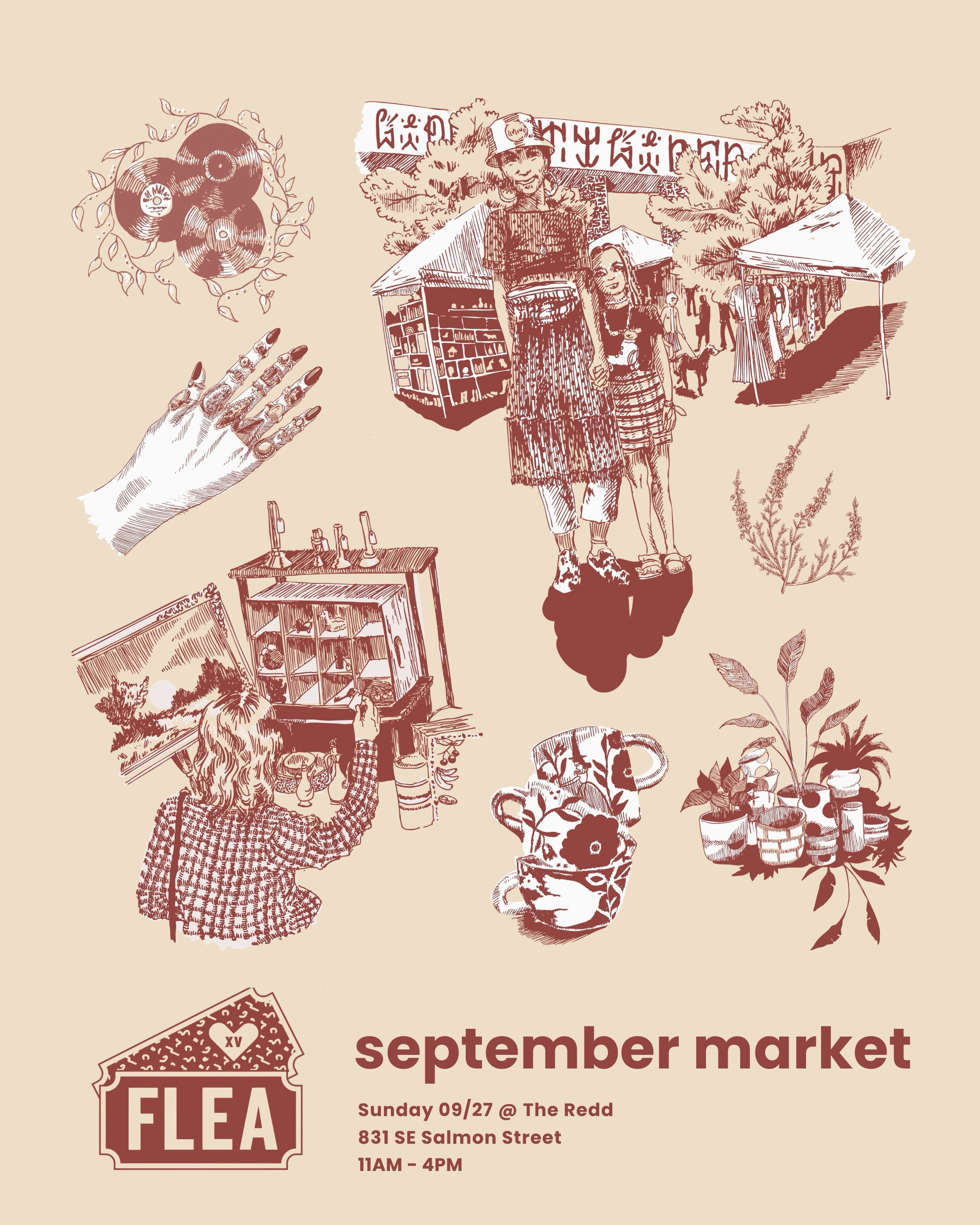 OKAYYY FLEA FRIENDS&hellip; those cool, crisp mornings are officially upon us and we are READY! Layers are creeping back in, candles are getting lit + fall Flea season is here!

Come spend your Sunday with us and shop 100+ of the best curators + make
