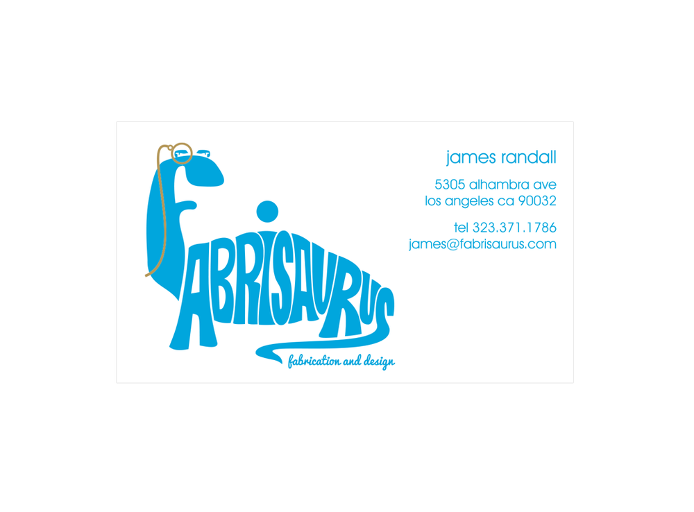 Fabrisaurus Business Card