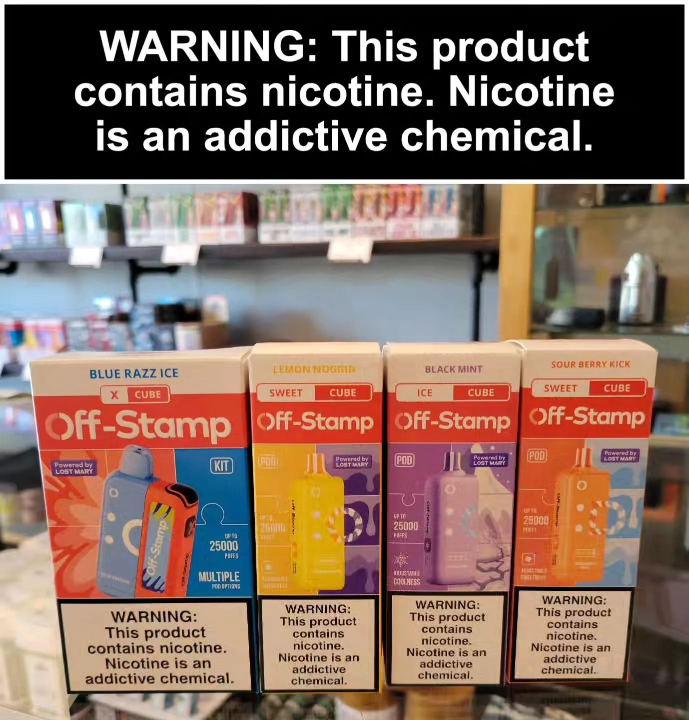 We have some innovative new disposables at our Doylestown shop! The X cube kits by Lost Mary have interchangeable tanks! You can keep the battery and swap out different flavor pods. With 25,000 puffs and rich delicious flavors, this could be your fav