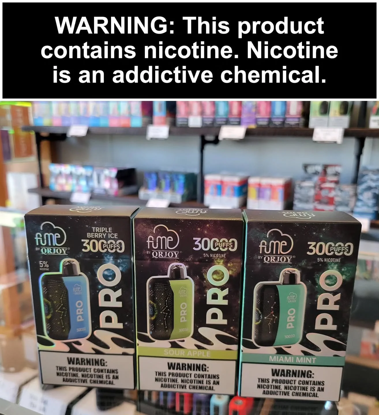Here's another new addition to our disposable lineup at our Doylestown shop! The Fume 30k Pro is pre-filled with 22mls of juice, has an all-day 750 mah battery and packs a punch with 30,000 puffs! Come grab one to start your week. #fume #fume30k #eas