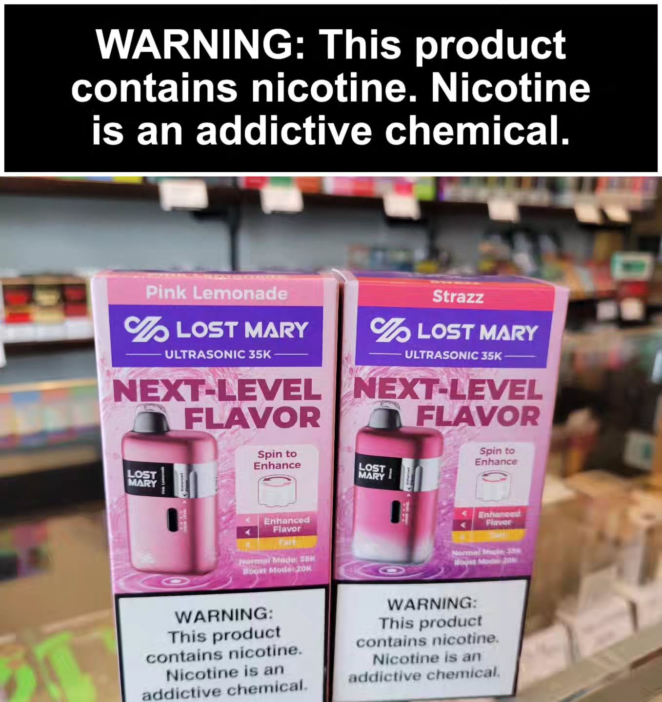 We've got some delectable new Lost Mary Ultrasonic flavors in stock! Pink Lemonade and Strazz - strawberry raspberry! With 35,000 puffs, one of these bad boys will last you all week and more. Come try one this week! #lostmary #doylestown #vapeshop #v