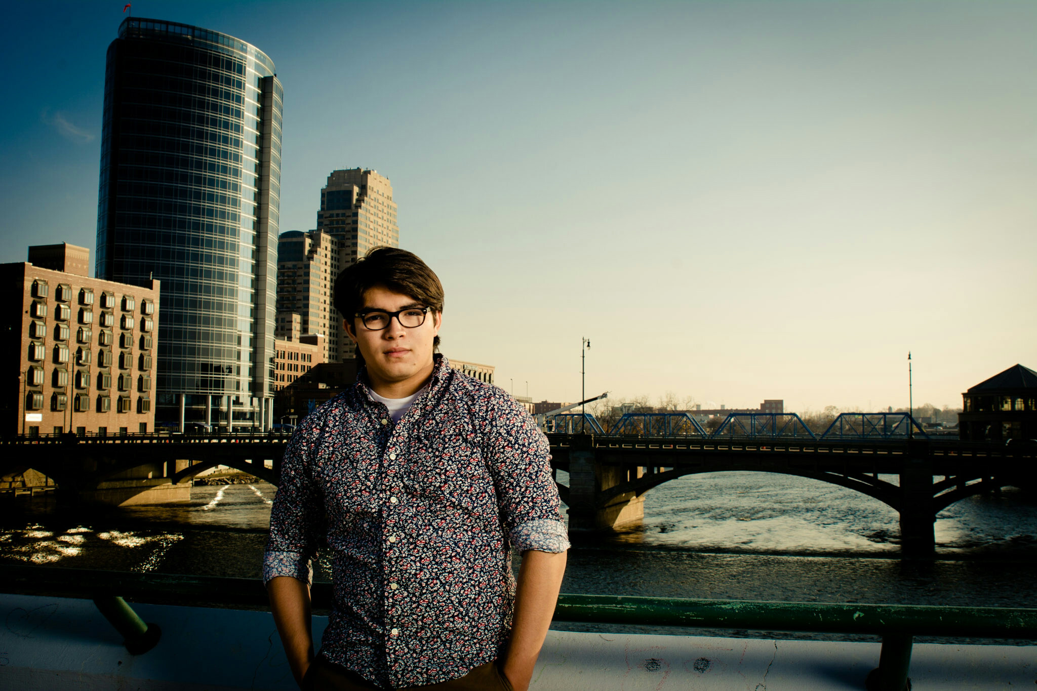 Downtown Grand Rapids Senior Photography Session 