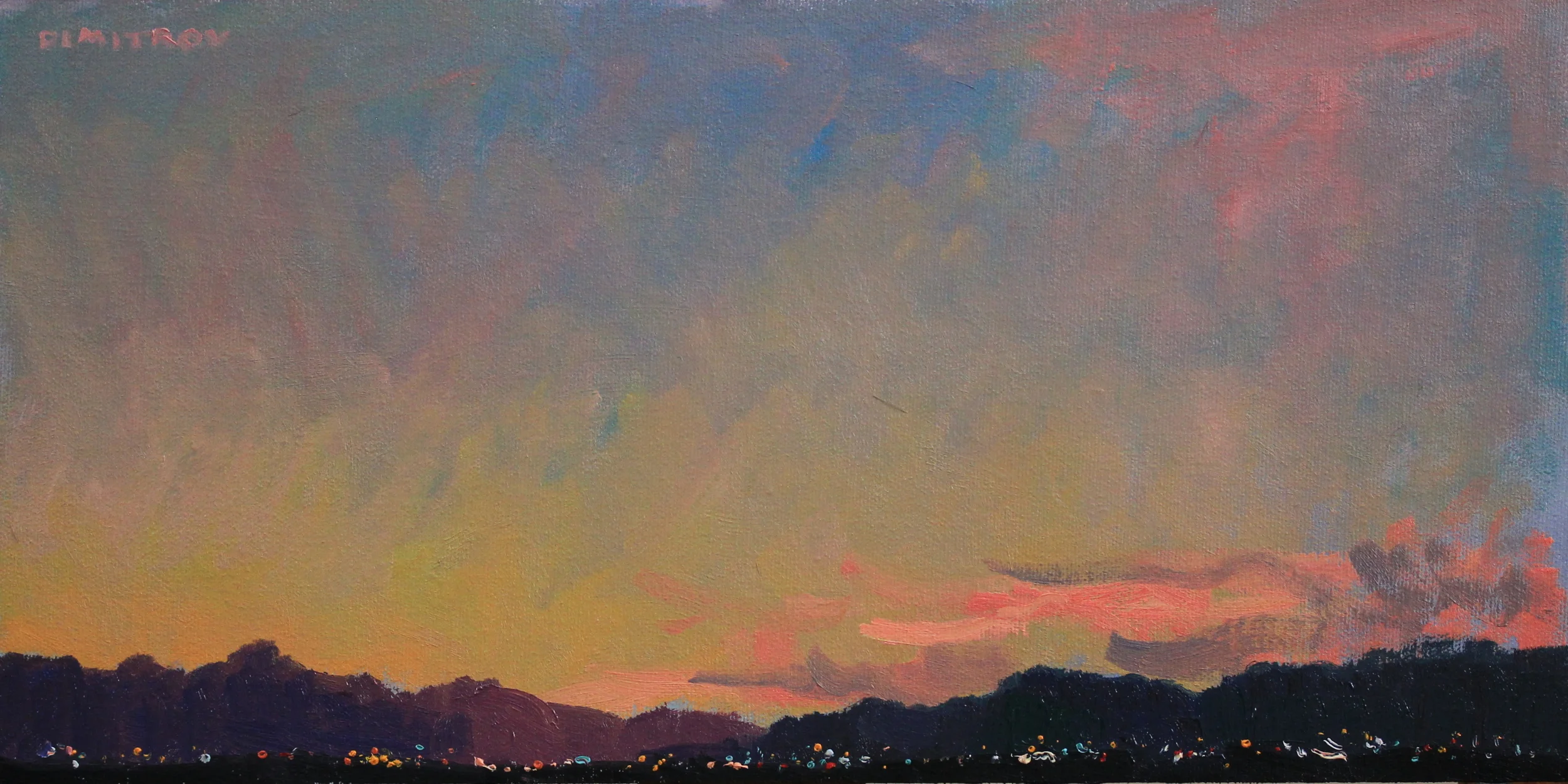 8"x16" oil on canvas panel
