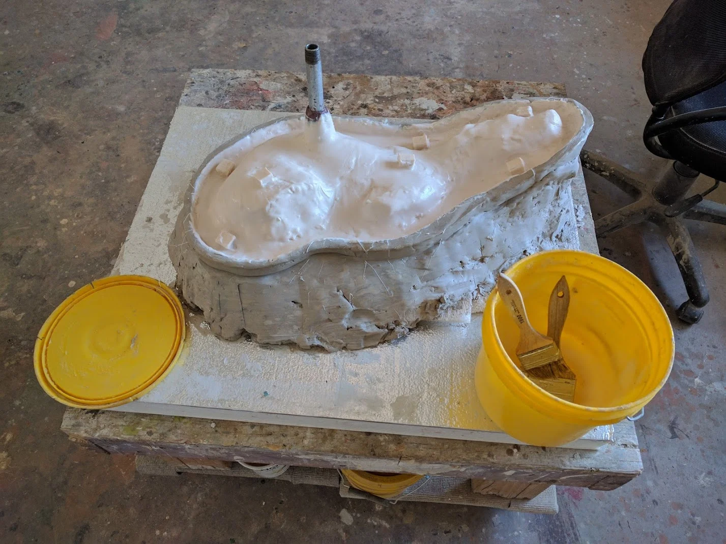 Making the mold of the torso