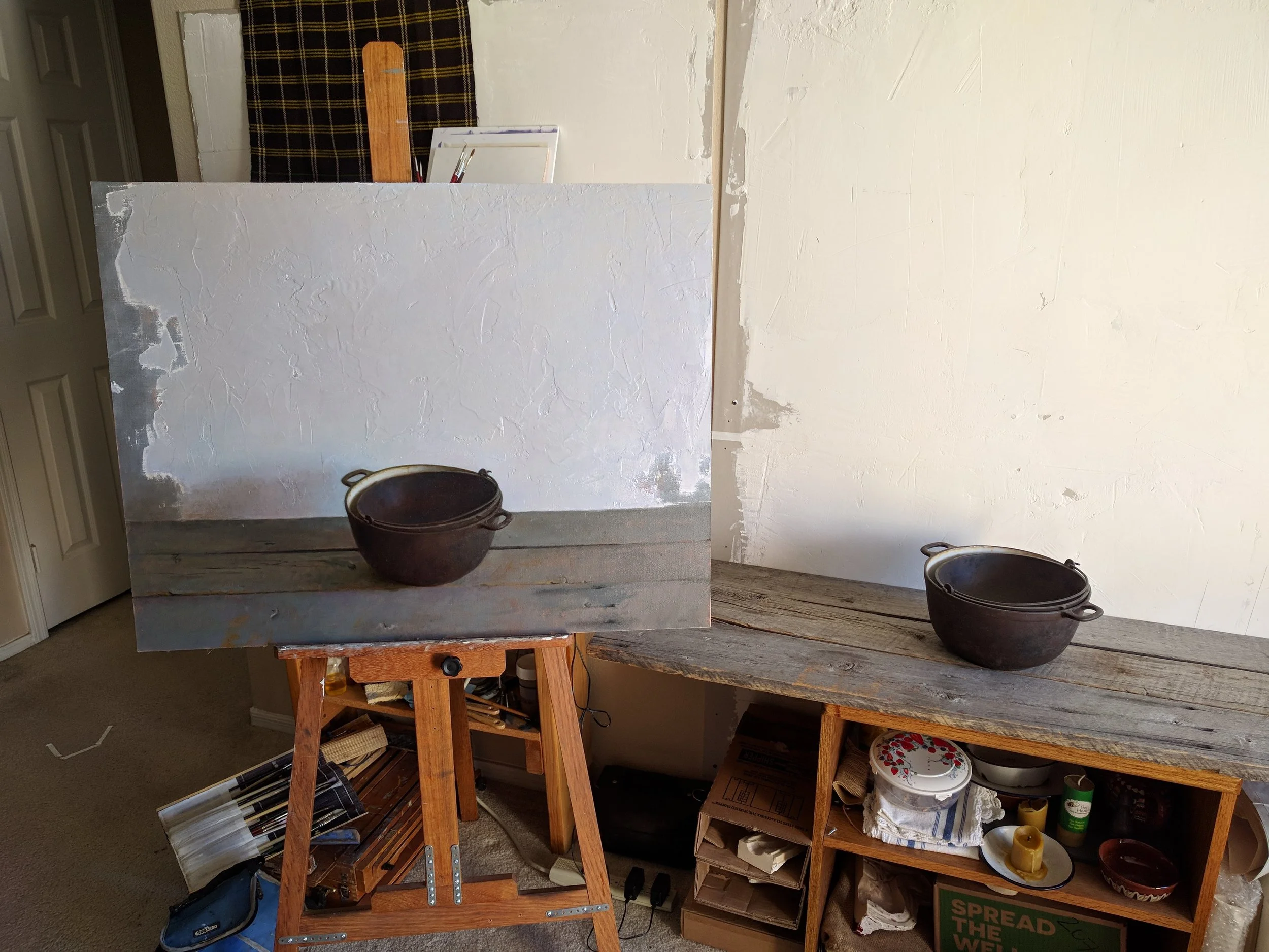 Painting in process