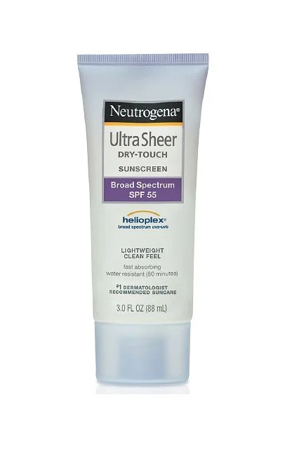 Neutrogena Ultra Sheer Dry-Touch Sunscreen SPF 55 ($8.99) Drugstore.com .