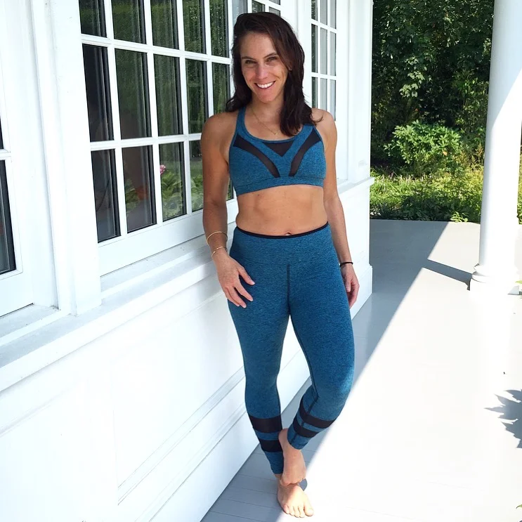 Shop the look: Koral Activewear- Diverge Bra ($95), Acme Cropped Legging ($105)