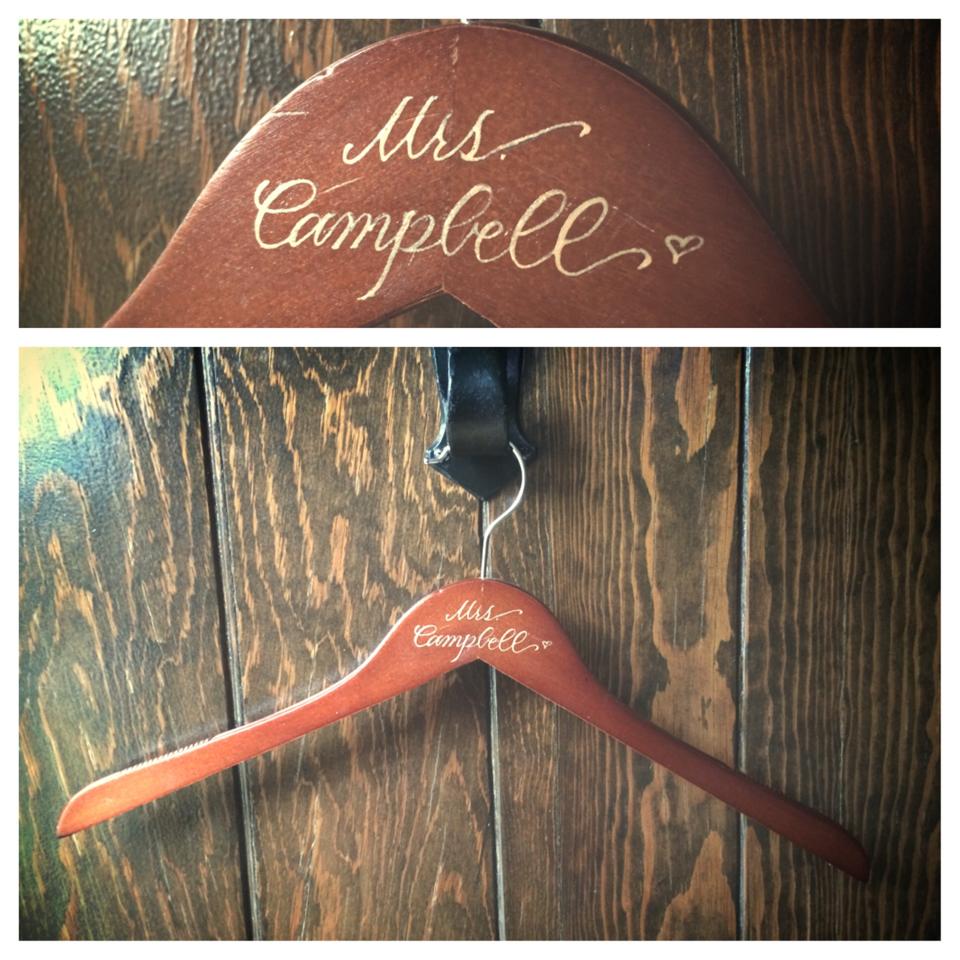 Wooden Hanger - $30