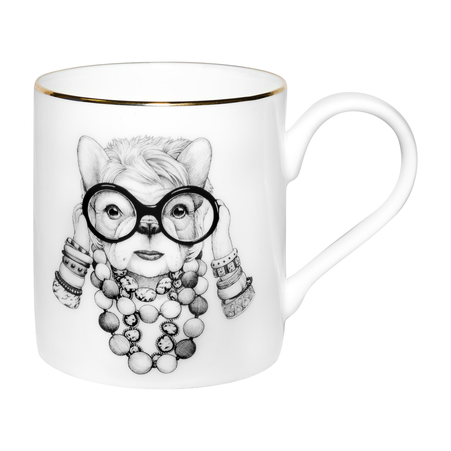 Rory Dobner Iris Frenchie Mug