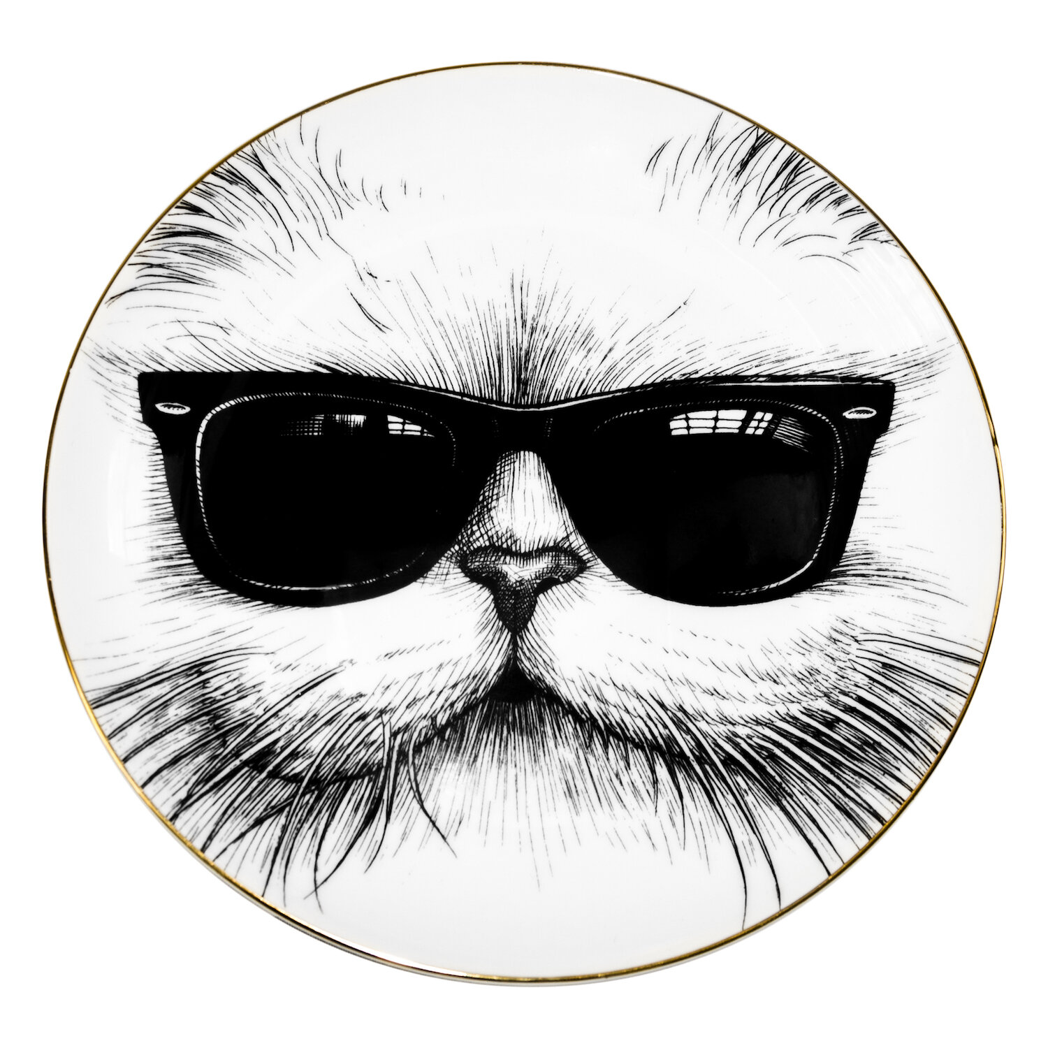 rory dobner Cool Cat Plate