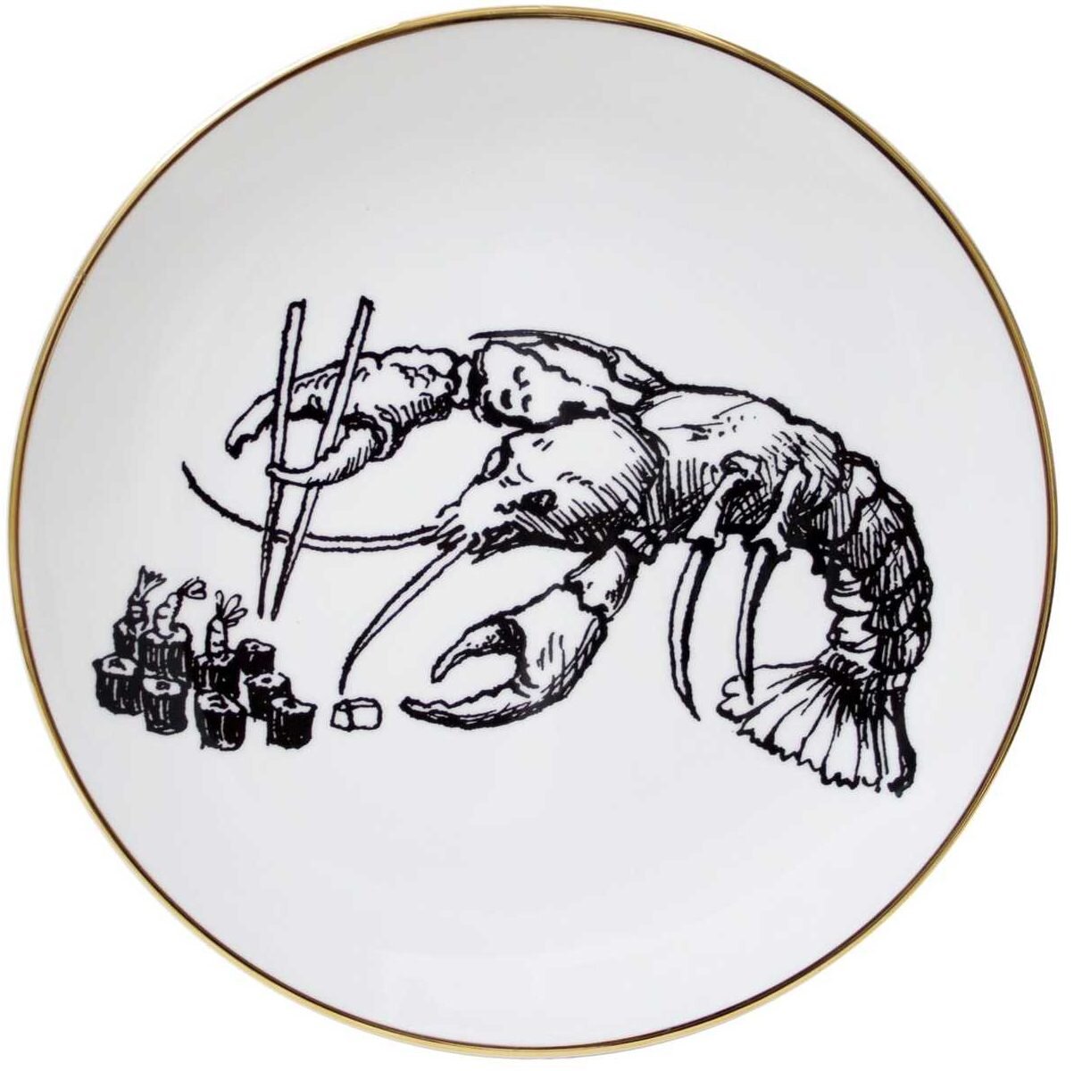rory dobner lobster sushi plate