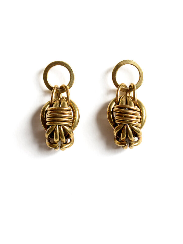 Michelle Ross Mian Earring (Brass)