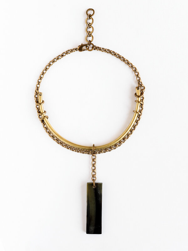 Michelle Ross Perris Horn Necklace