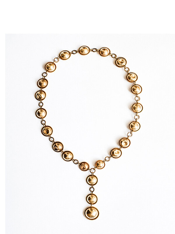 Michelle Ross Elio Necklace (Brass) 