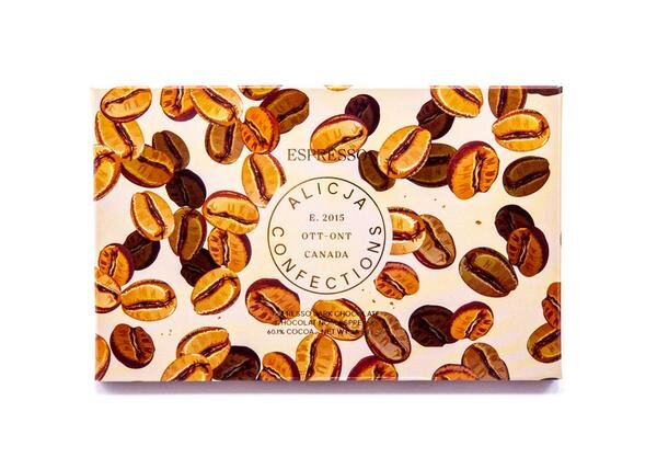 Alicja Postcard Chocolate bars - Espresso