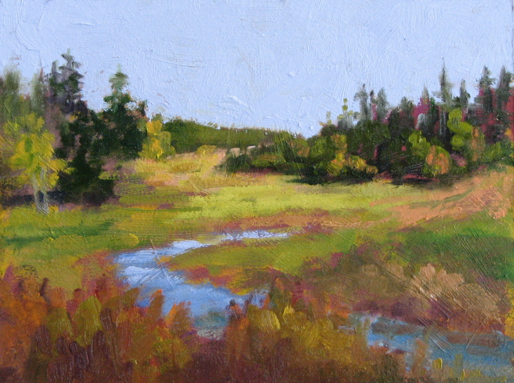 Great September Day  6" x 8"  SOLD