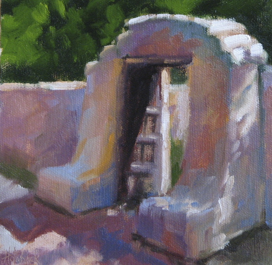 Chapel Gate  6" x 6"  SOLD