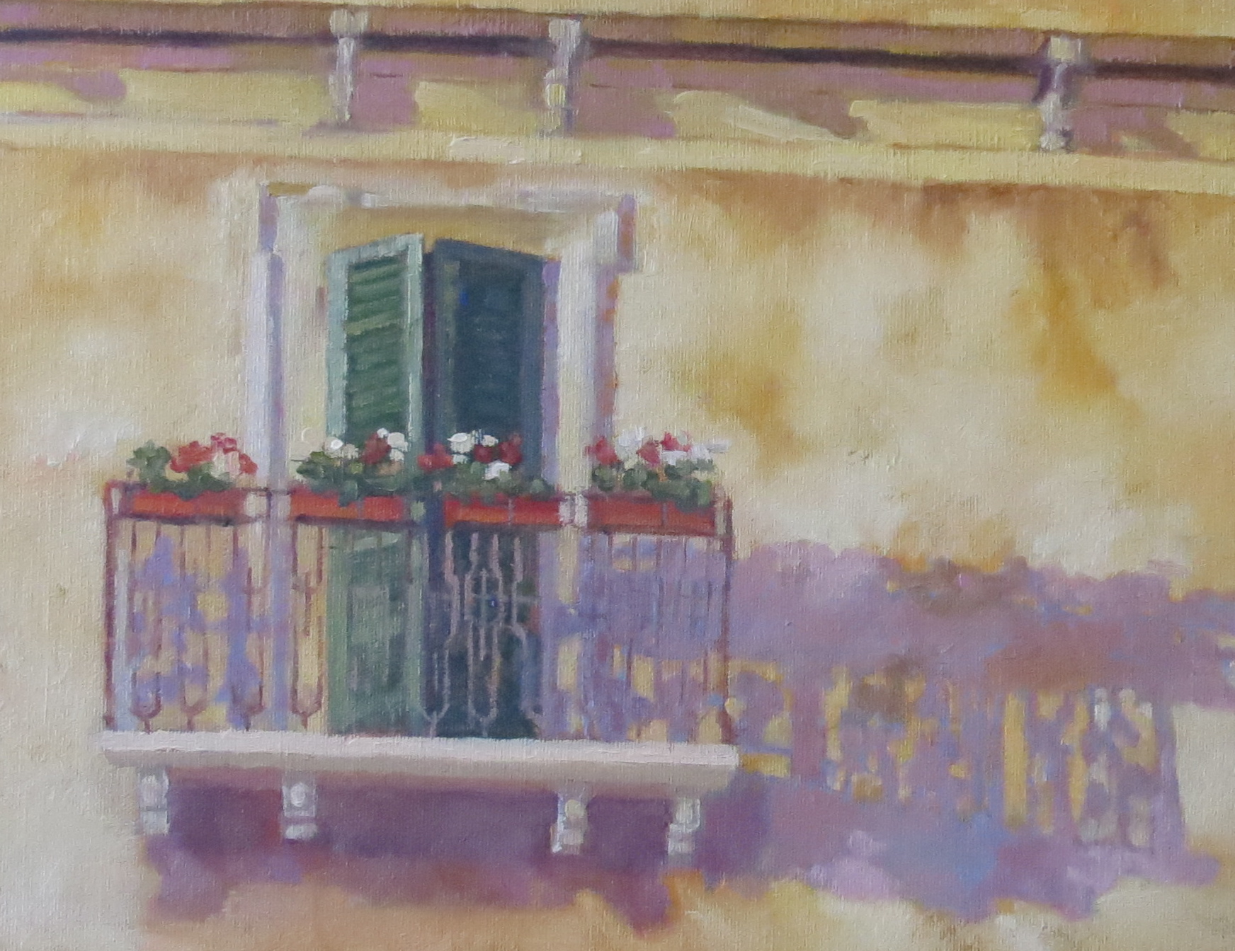 Balcony In Barga  11" x 14"