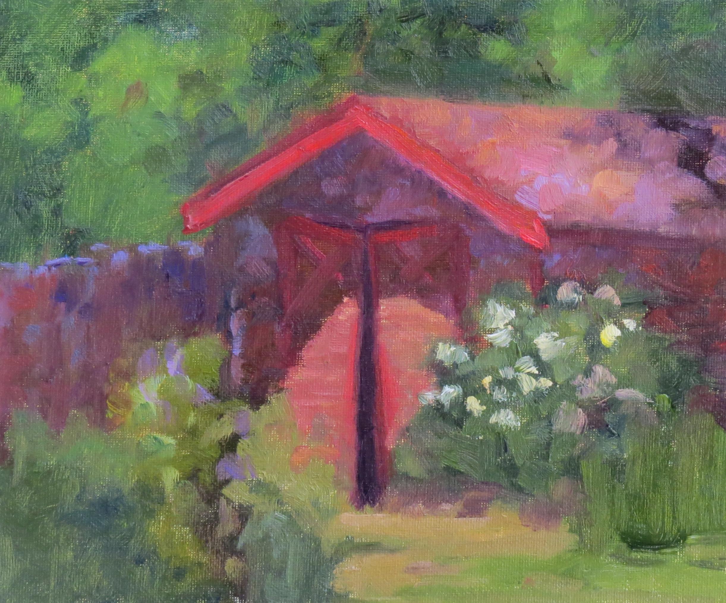 Old Garage  8" x 10"  SOLD