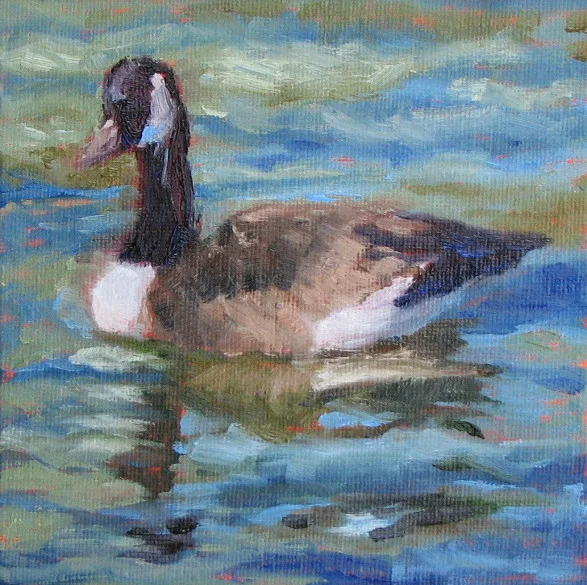Canadian Goose 6" x 6" SOLD