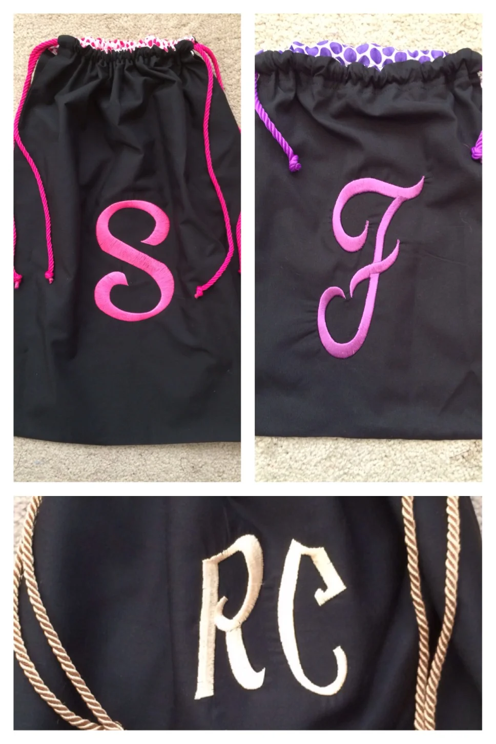 Personalized Shoe Bags