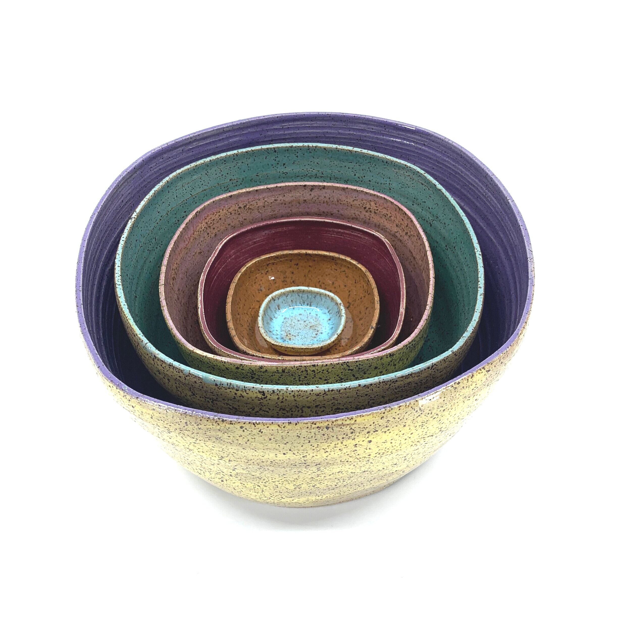 Extra Large Five Piece Nesting Bowl Set — Alexandra Geller