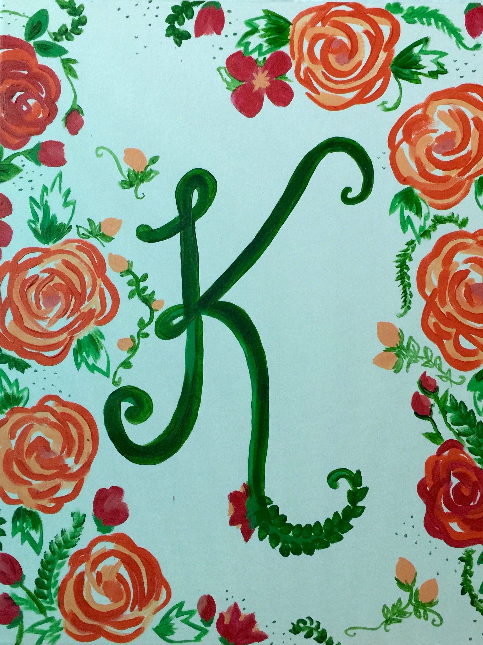 Flower Monogram