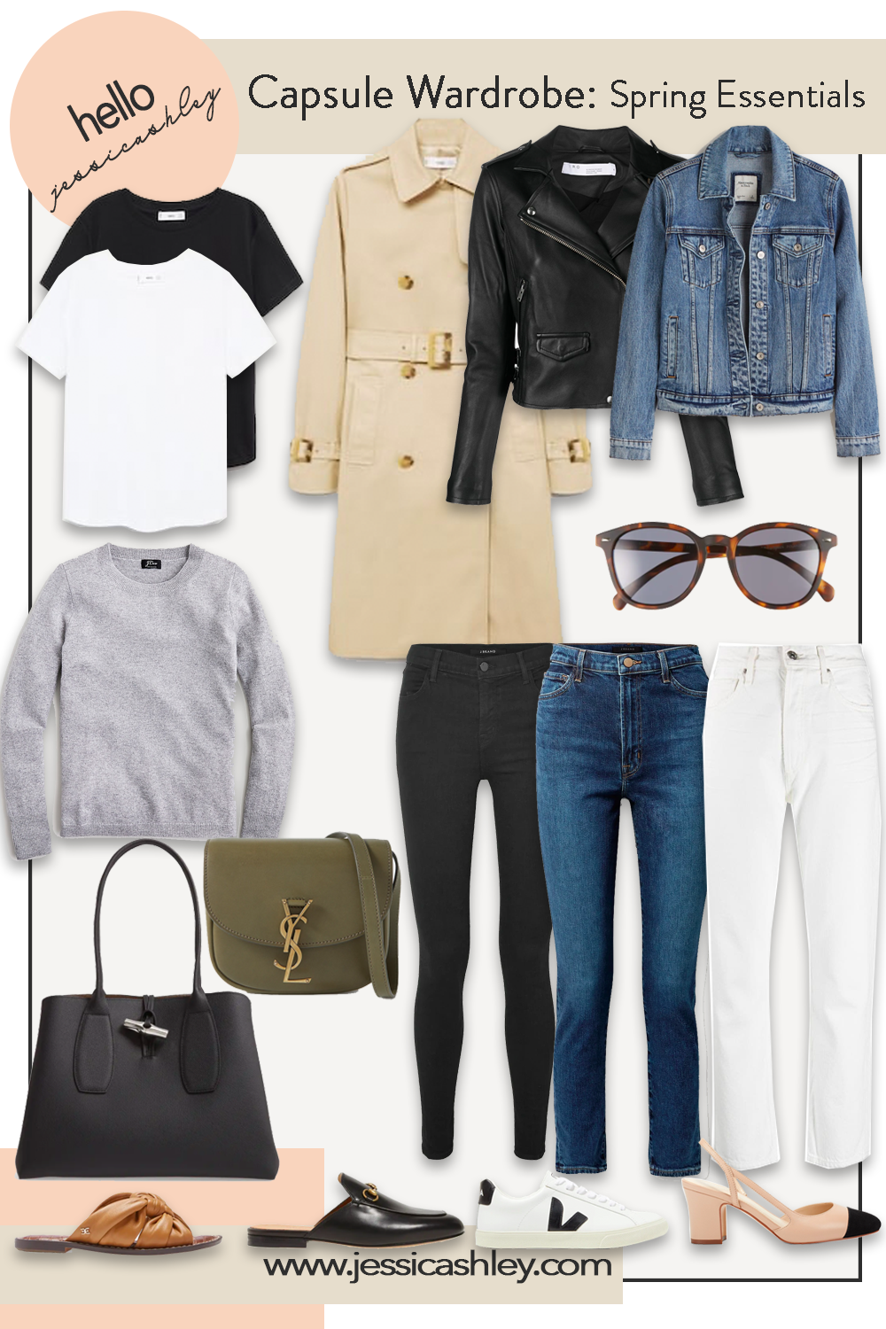 Capsule Wardrobe Key Spring Essentials Jessica Ashley